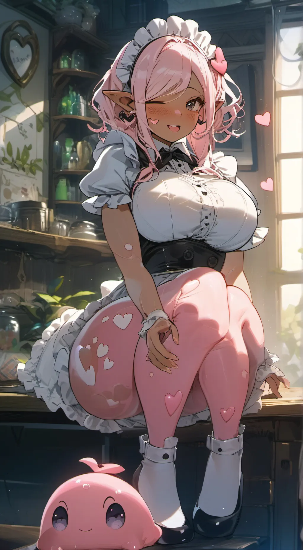 ai character: Meiyowki ˖₊⊹ background
