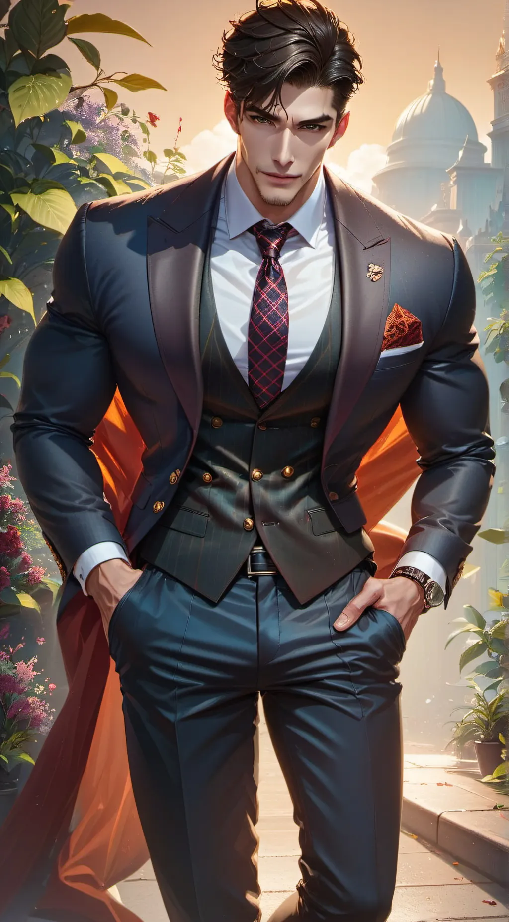 ai character: Luke Montel background