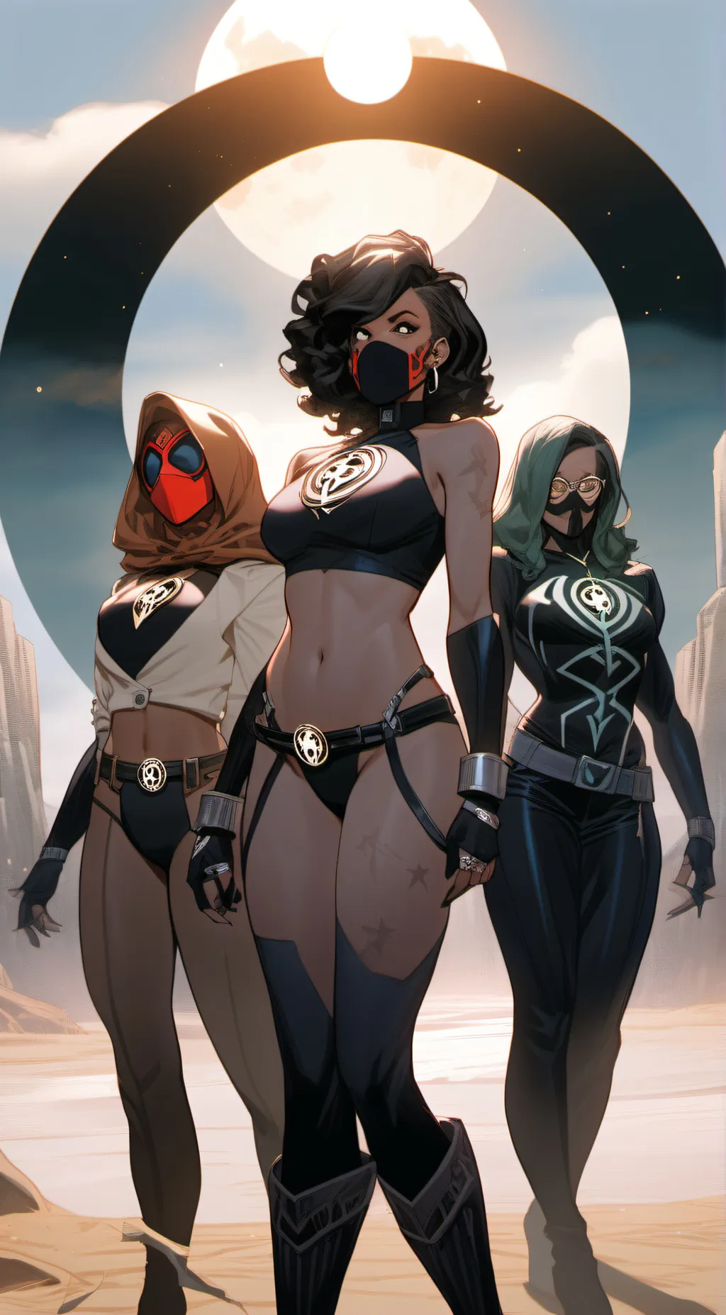 ai character: Luna background