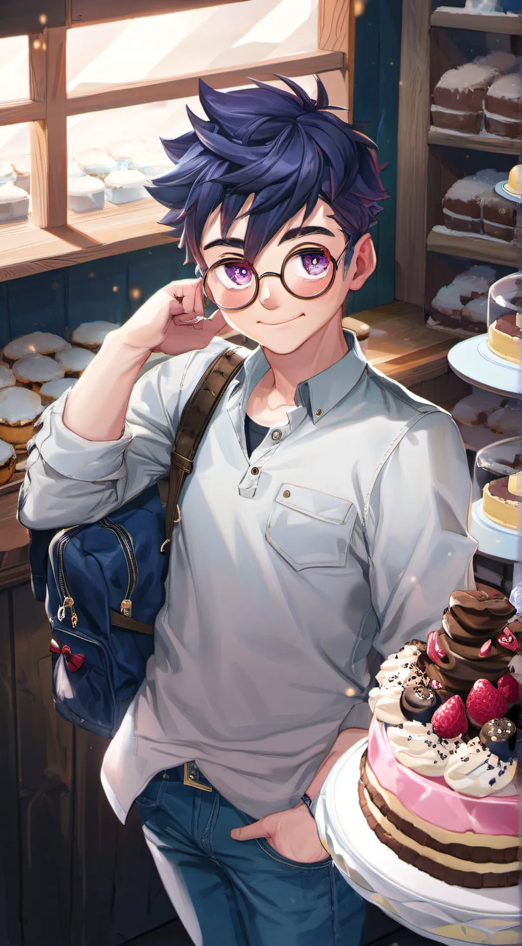 ai character: albert scorfano background