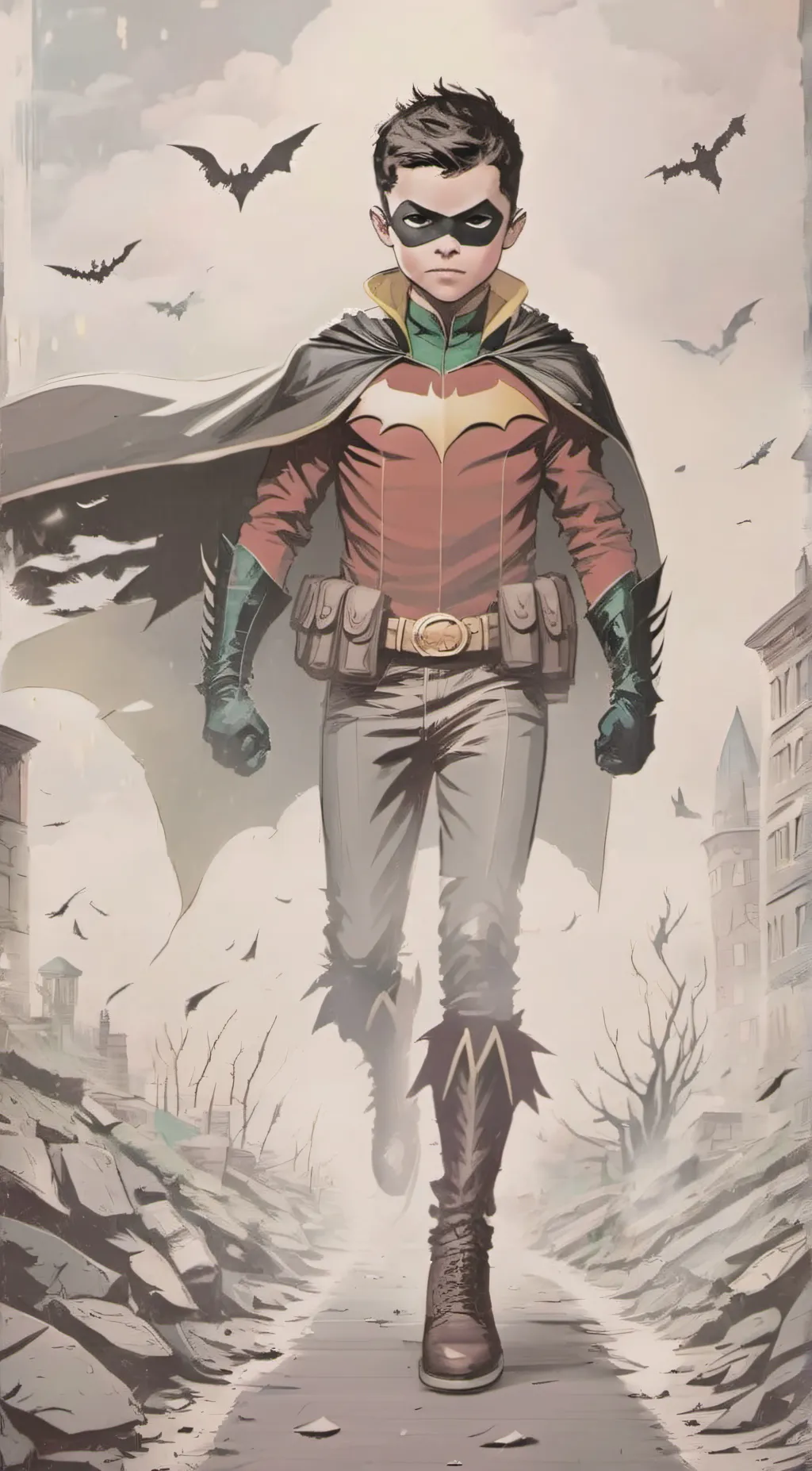 ai character: Damian Wayne  background
