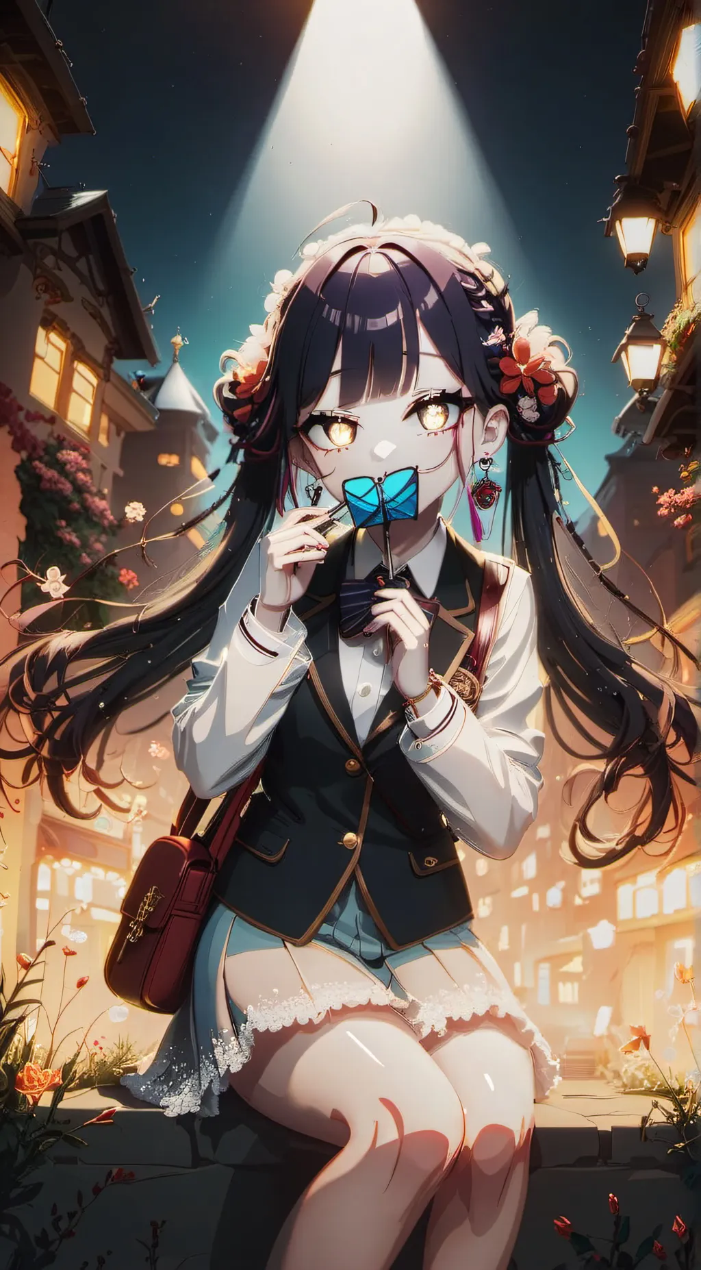 ai character: Aria background