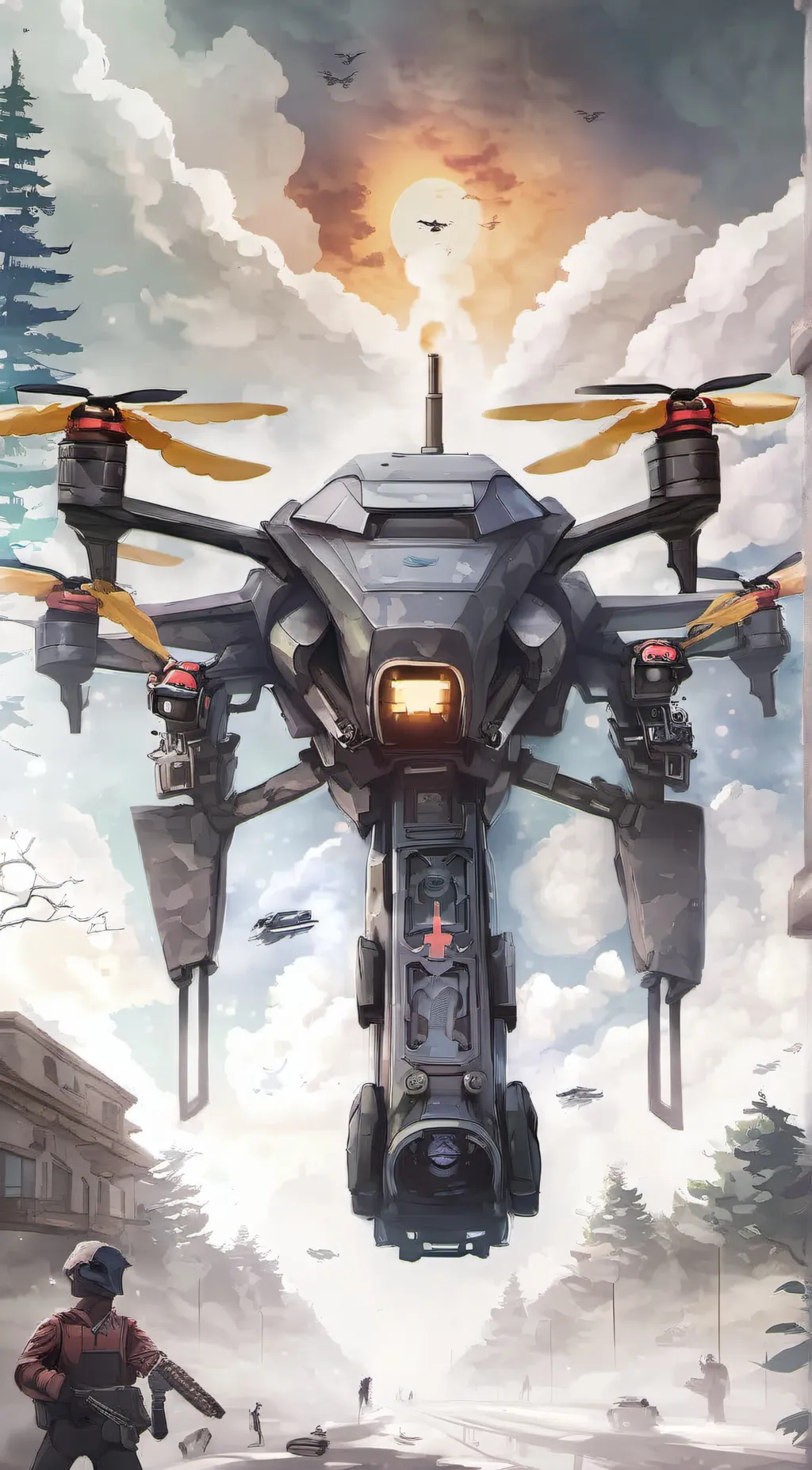 ai character: uzi background