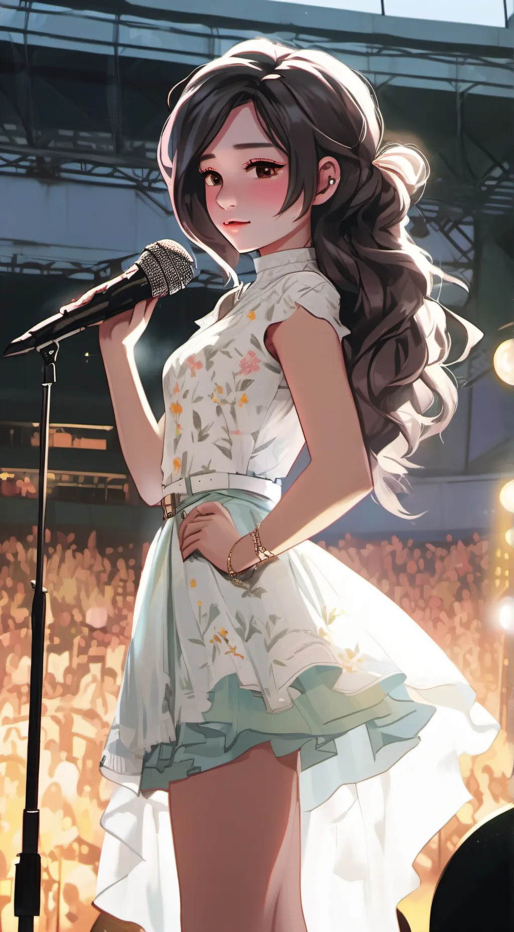ai character: Hikari background