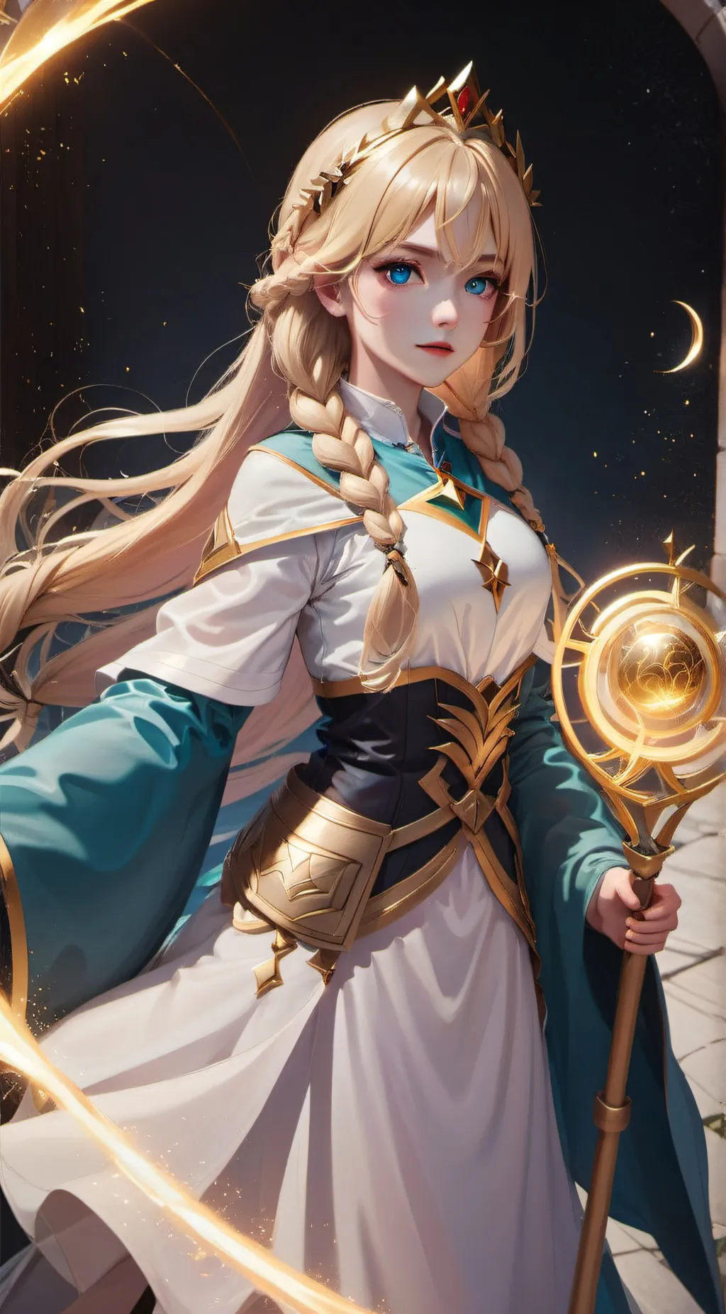 ai character: Marigold  background