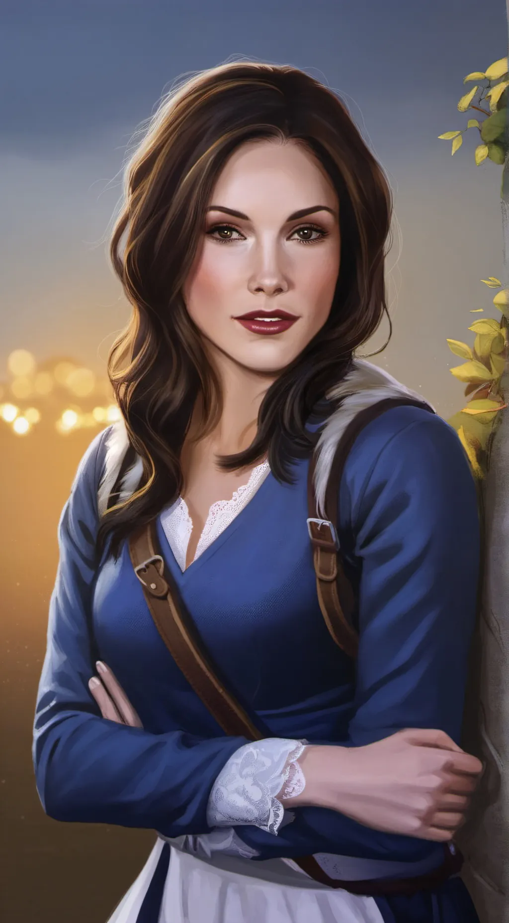 ai character: Brooke Davis  background