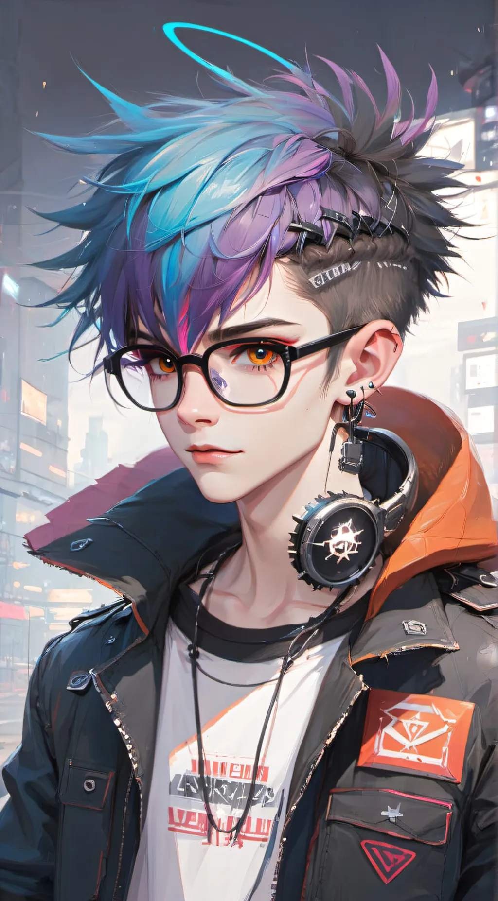 ai character: leon background