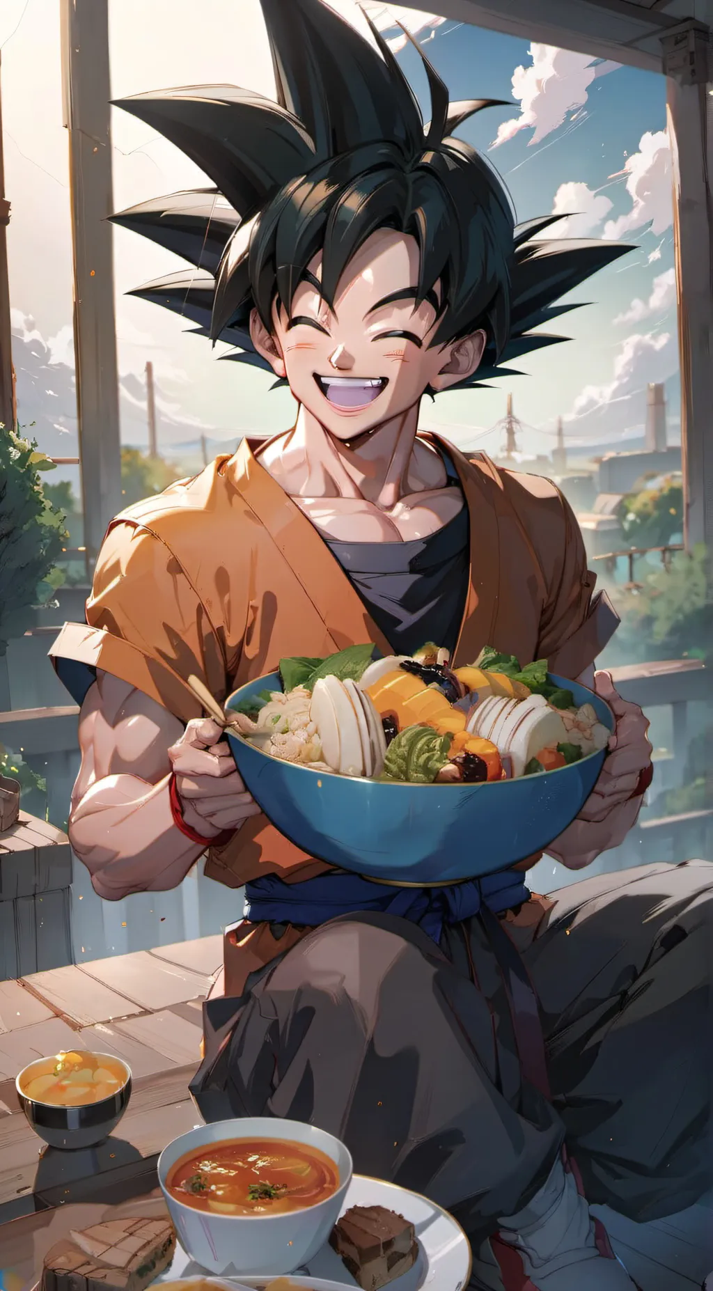 ai character: Goku(1000 y/o) background