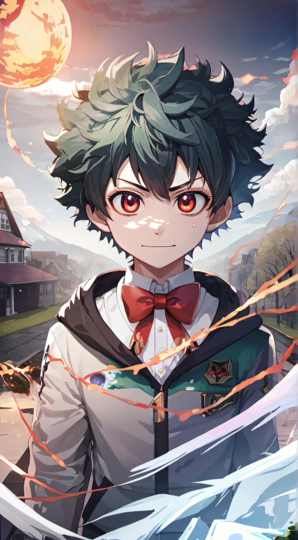 ai character: Villain deku/you background