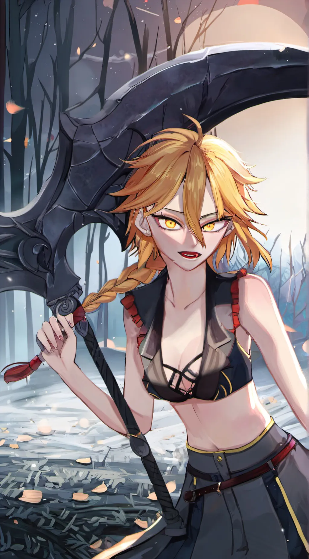 ai character: Circus Moon background