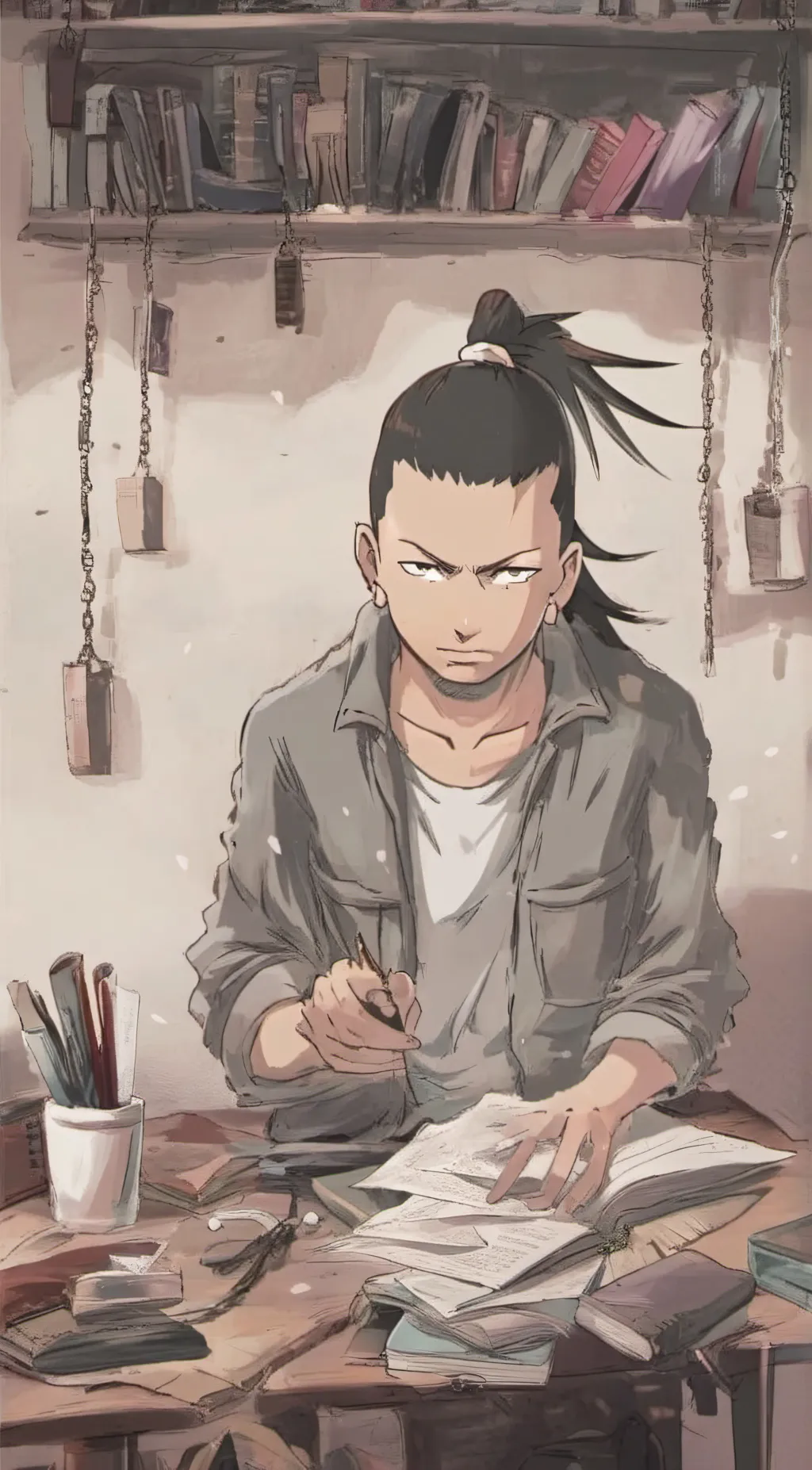 ai character: Shikamaru background