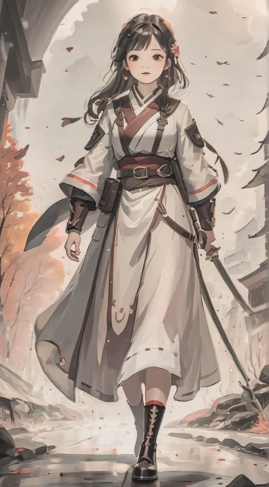 ai character: Nezuko background