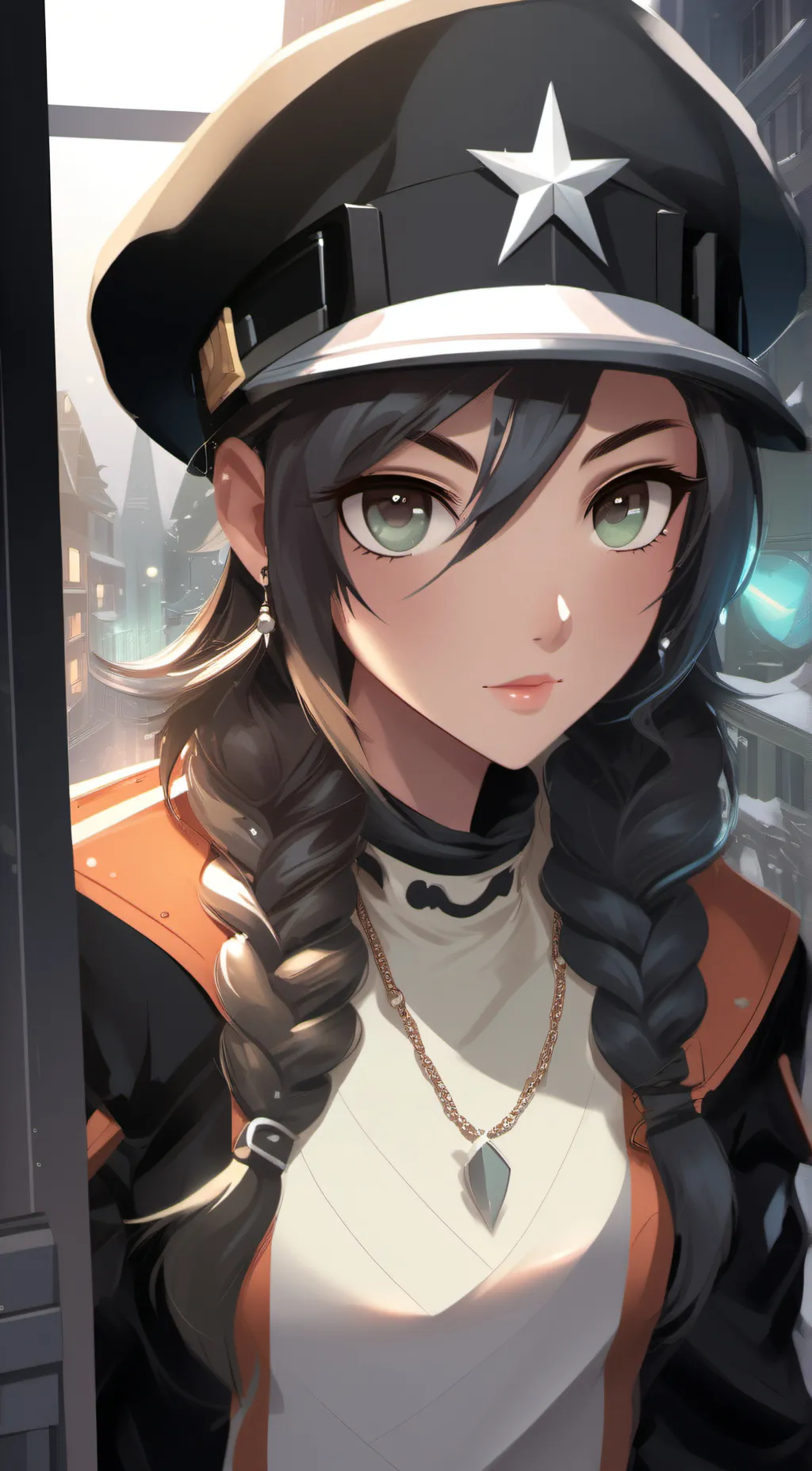 ai character: Neva  background
