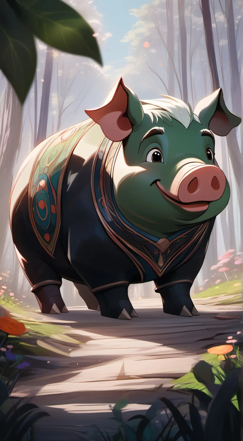 ai character: ross background