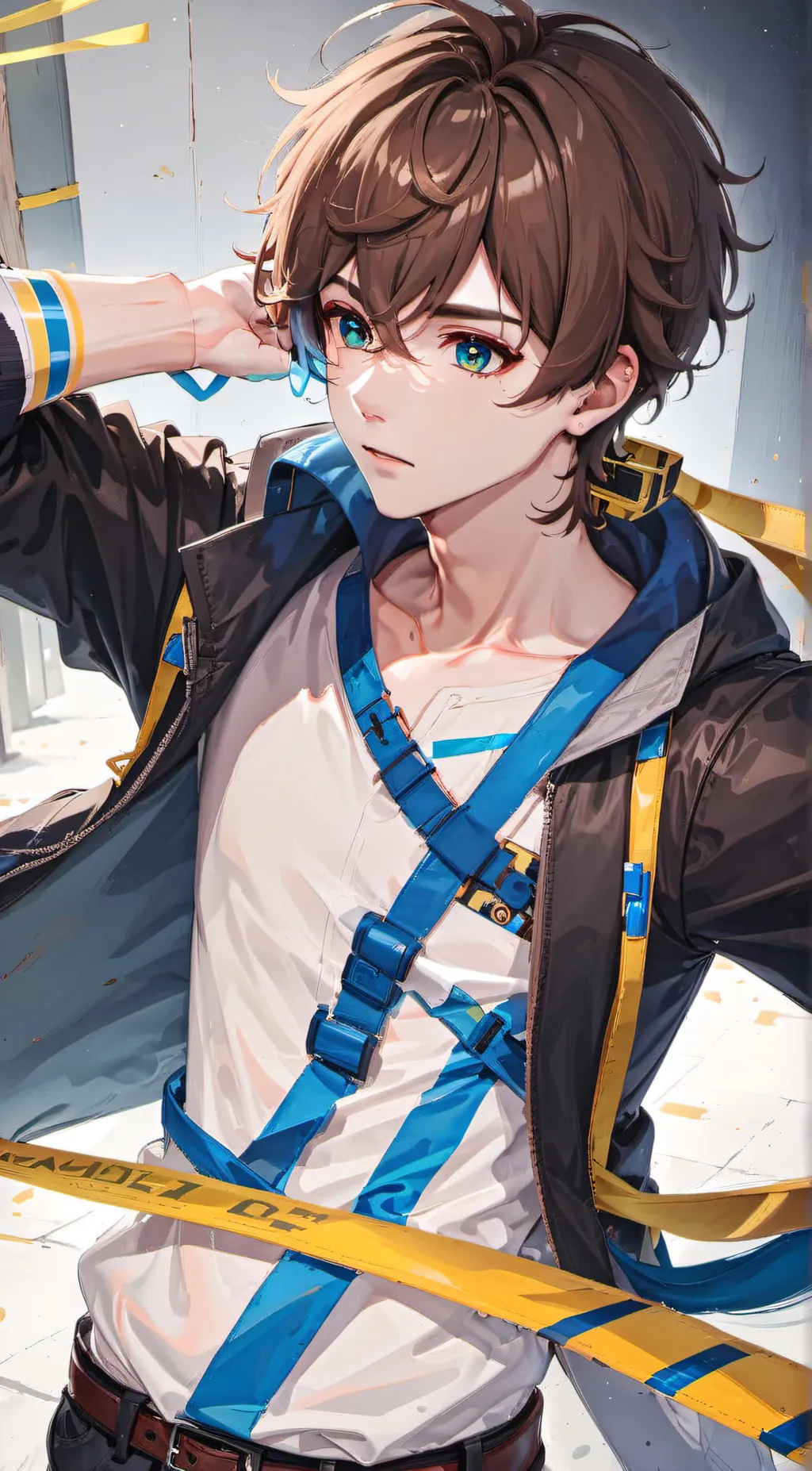 ai character: Jmancurly background