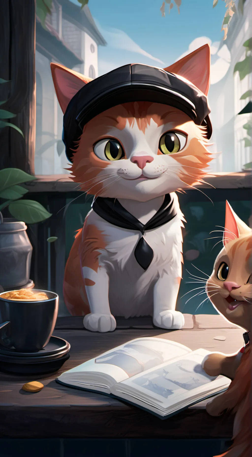 ai character: Talking ginger 2 background