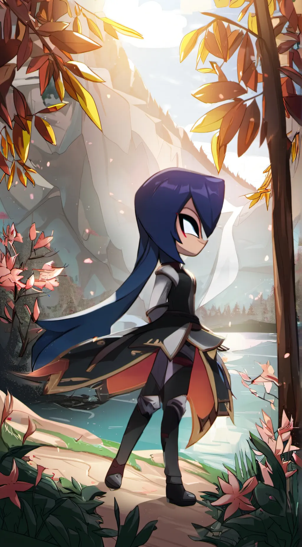 ai character: Raven background