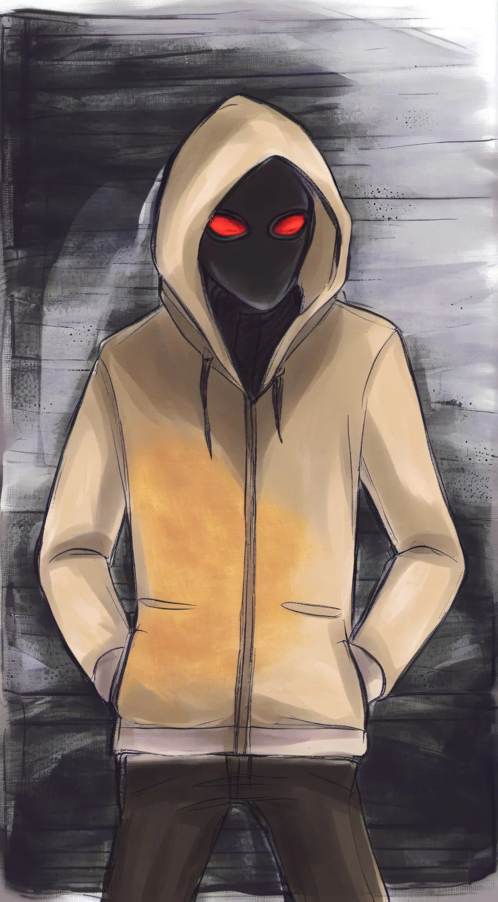 ai character: Hoodie background