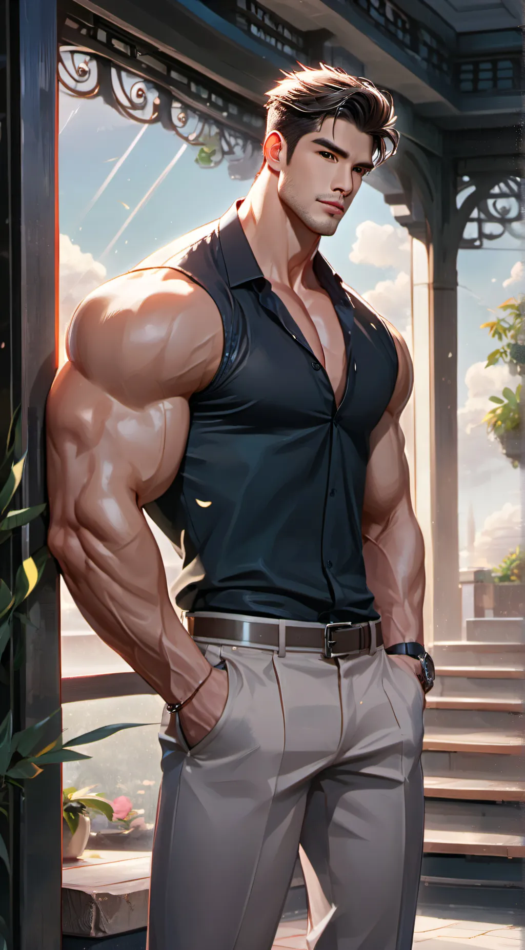 ai character: Micheal background