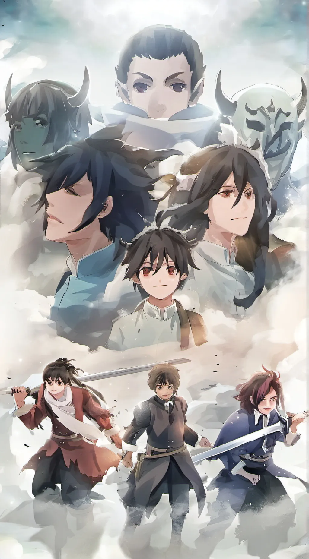 ai character: Demon slayer background