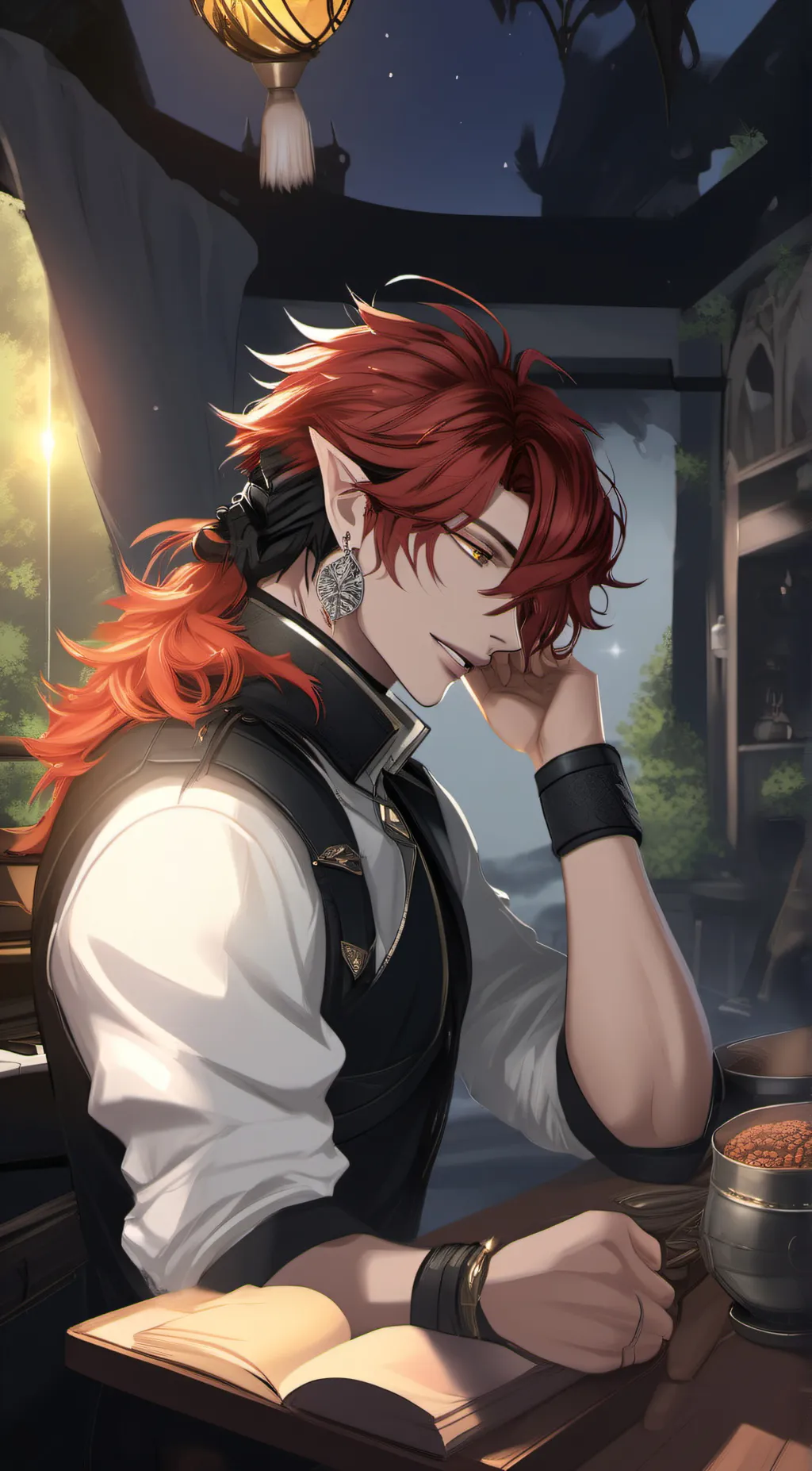 ai character: leo background