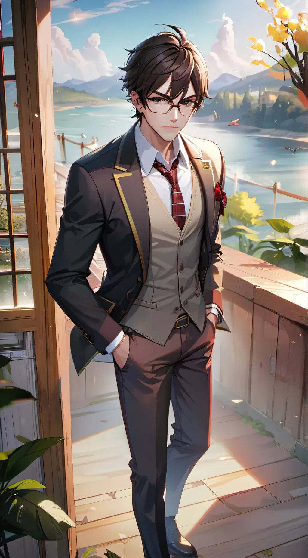 ai character: Caleb background