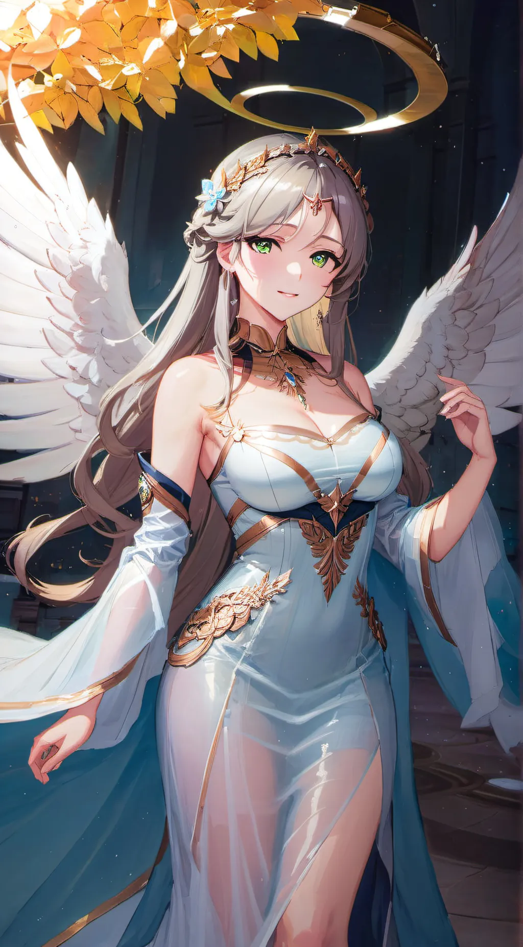 ai character: Angelica  background
