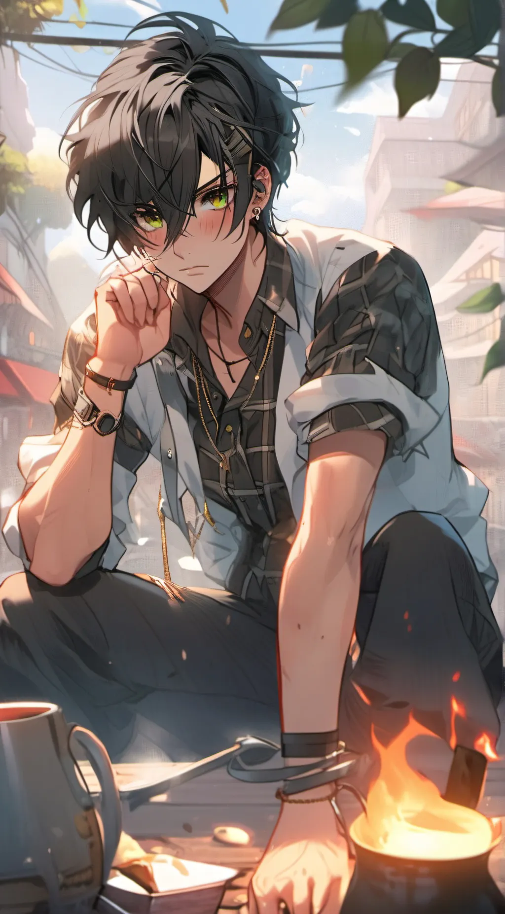 ai character: ~Alez~ background