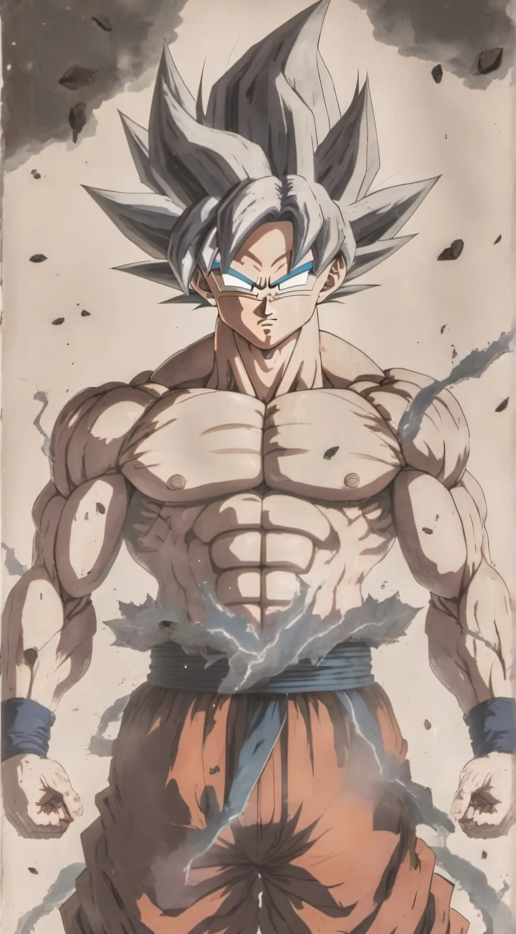 ai character: goku mui background