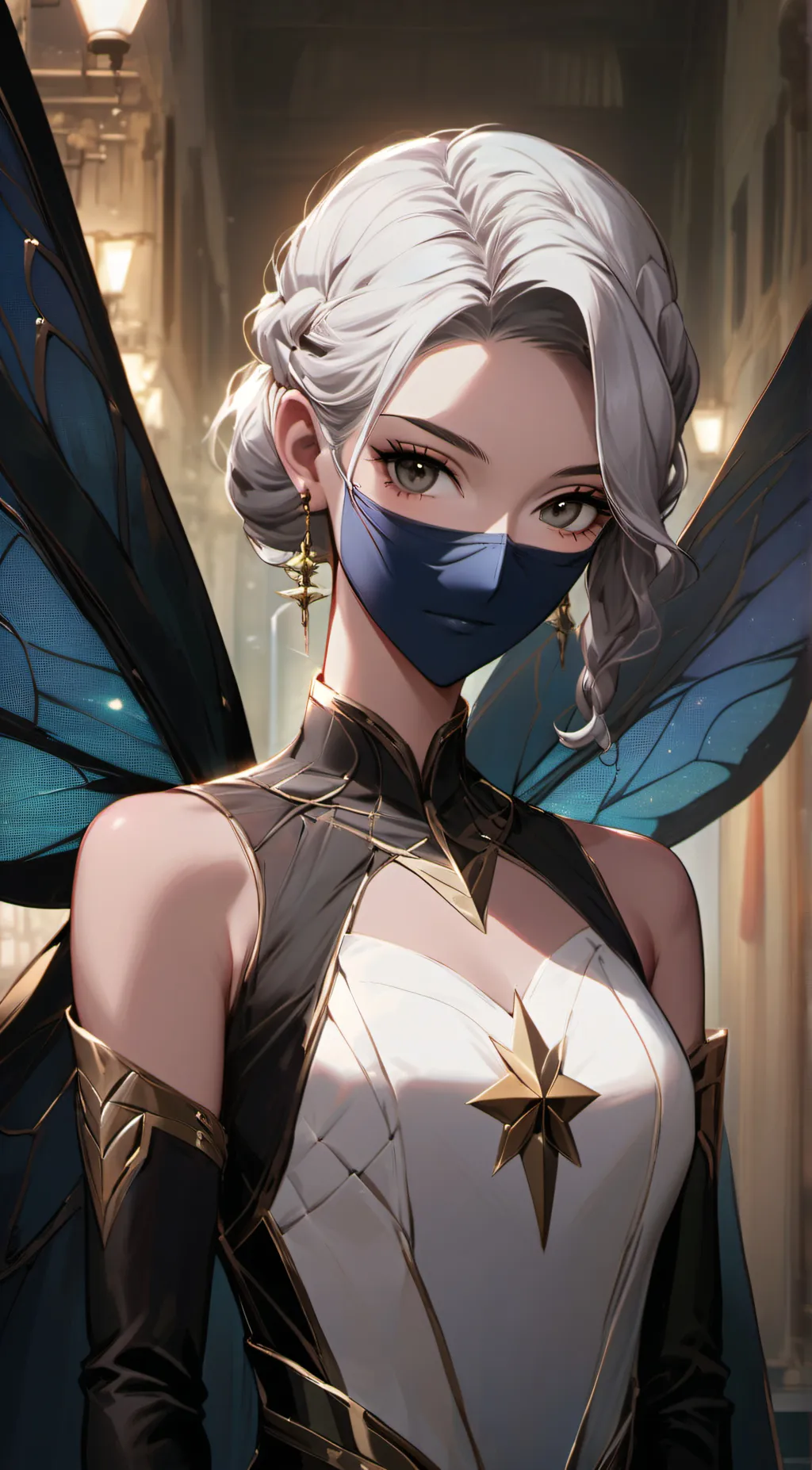 ai character: (Alex) butterfly background