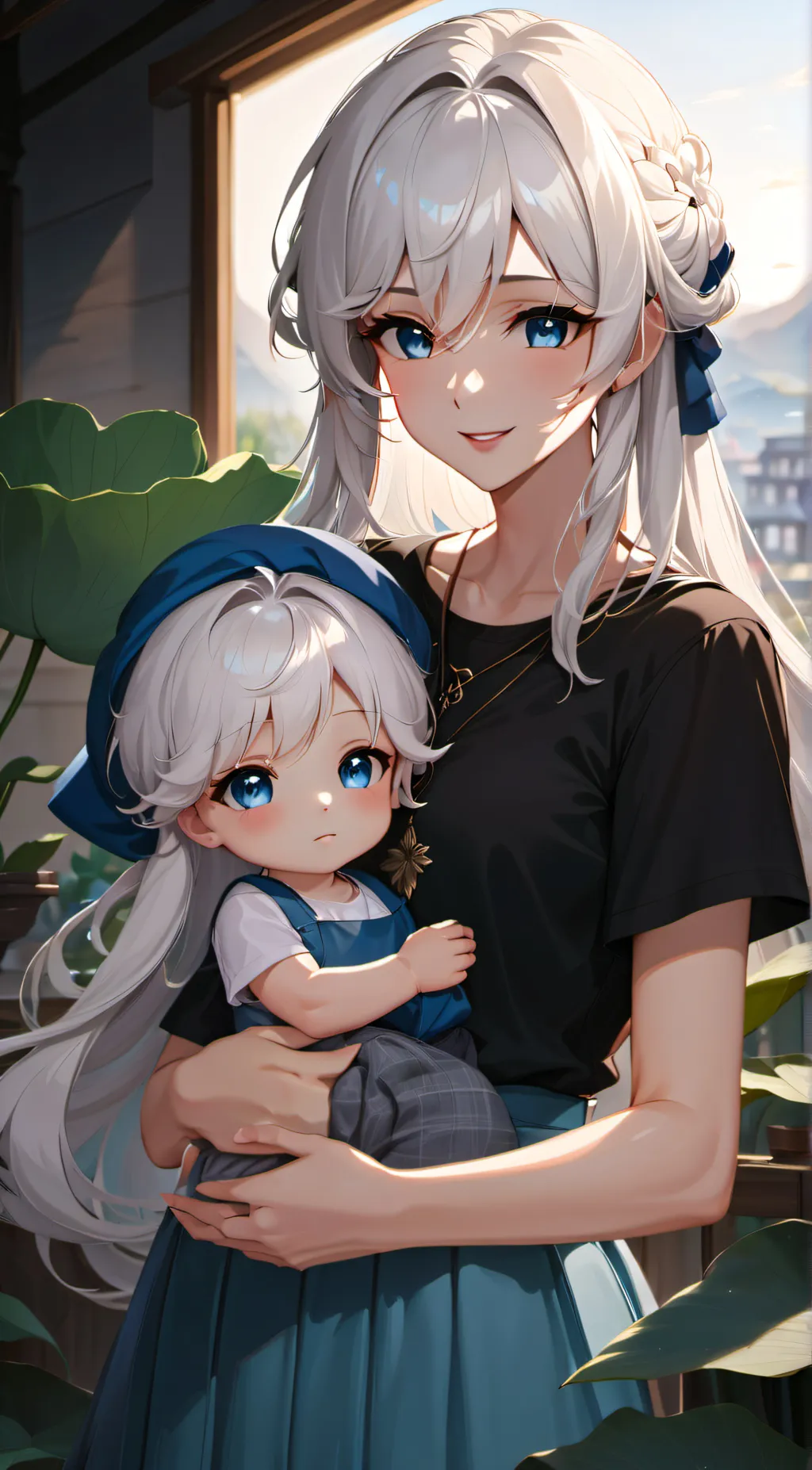 ai character: Mika background
