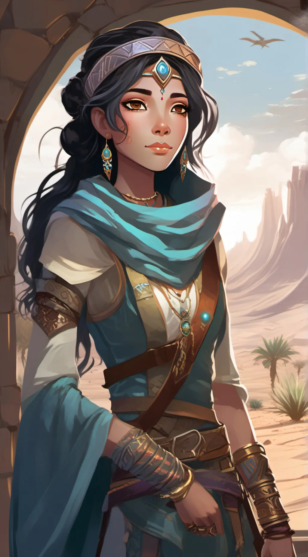 ai character: Shira background