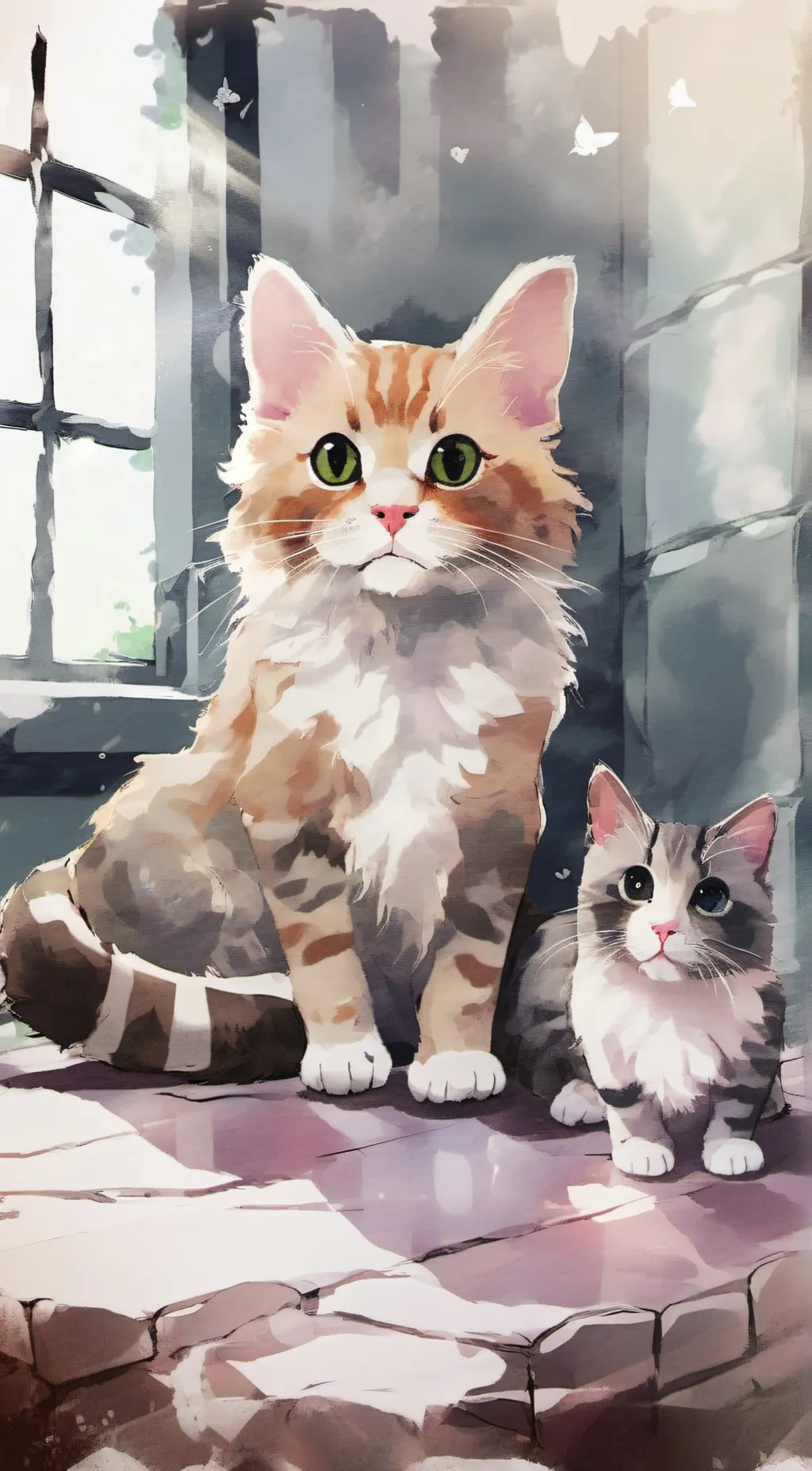 ai character: Belize and snowbal background