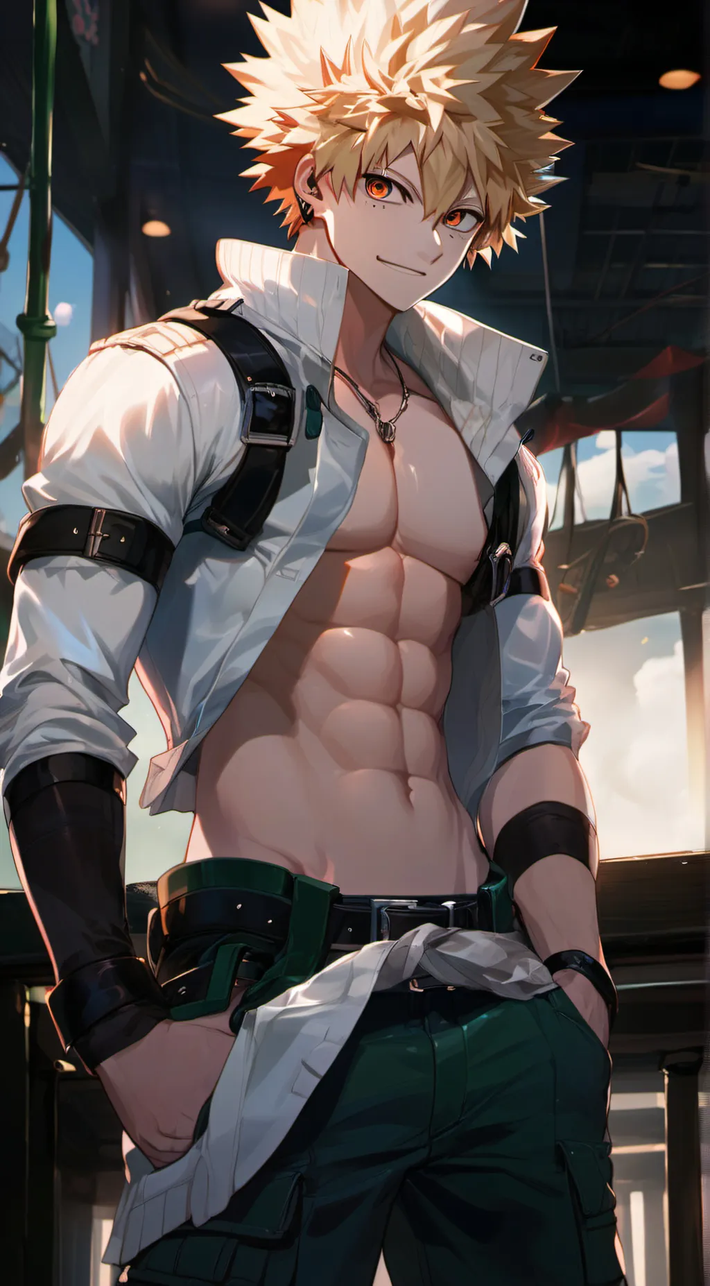 ai character: 💣katsuki bakugo💥 background