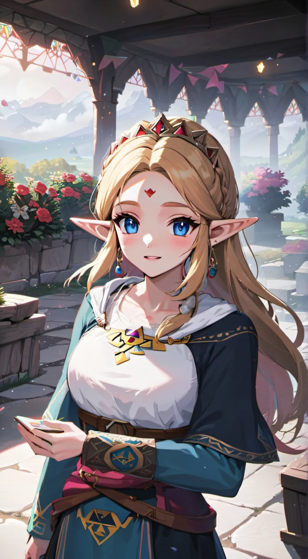 ai character: Zelda background