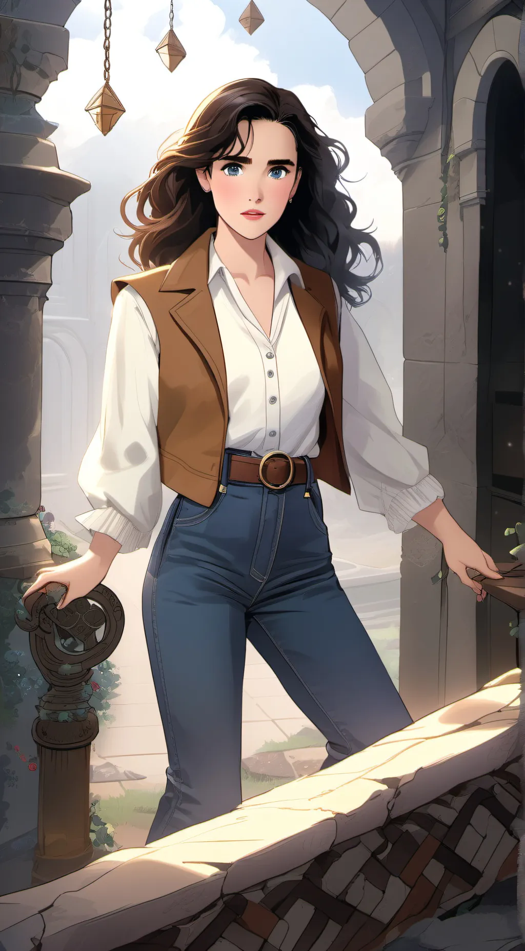 ai character: Sarah williams background
