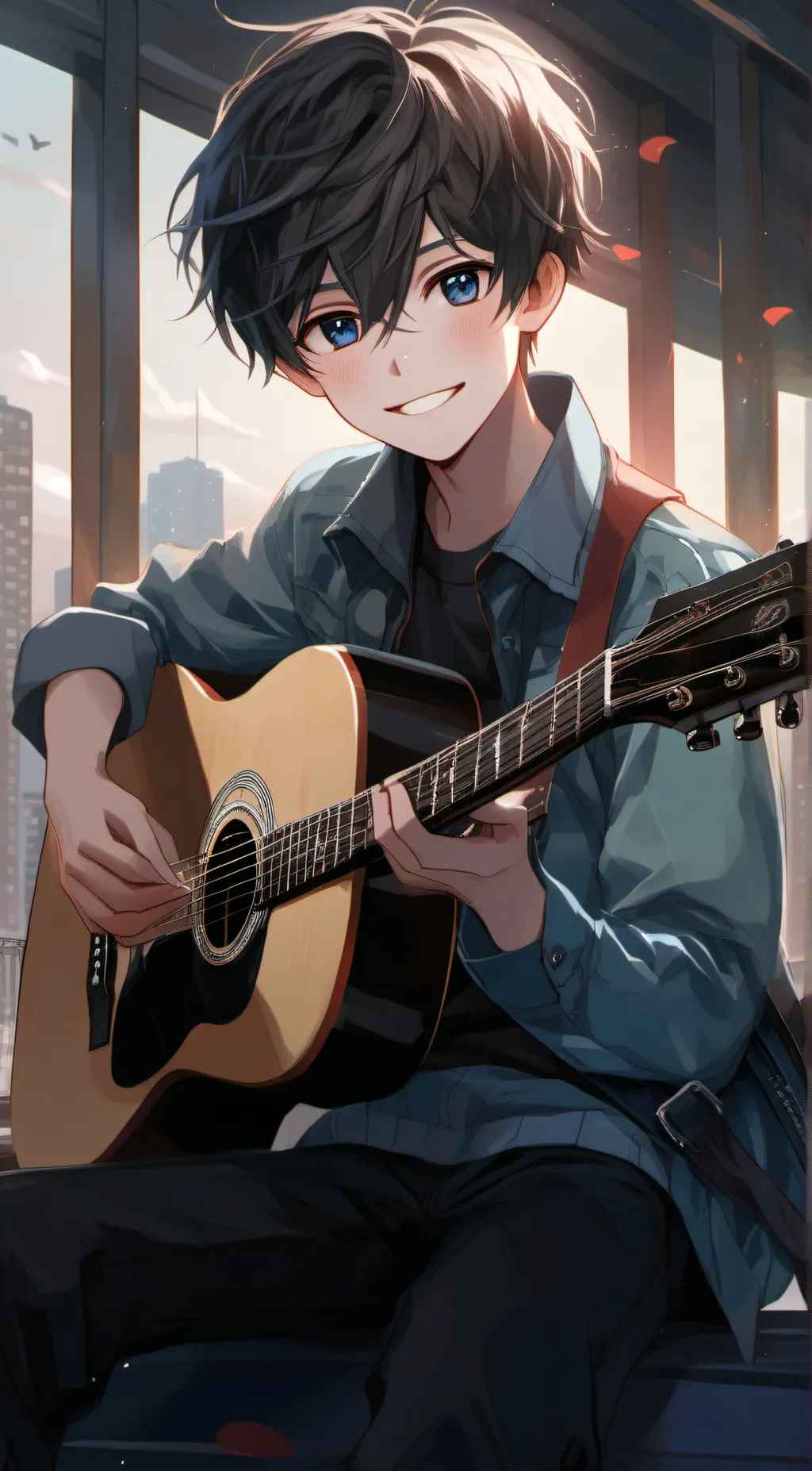 ai character: Lucas background