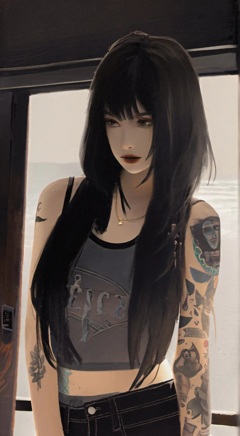 ai character: ×Holly× background