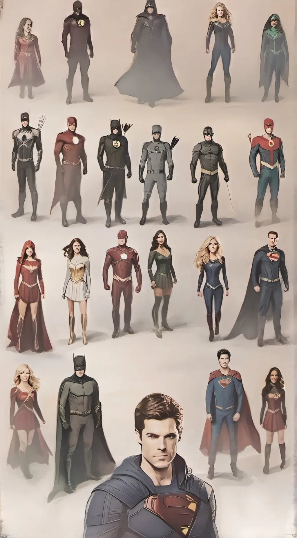 ai character: flash arrow  background