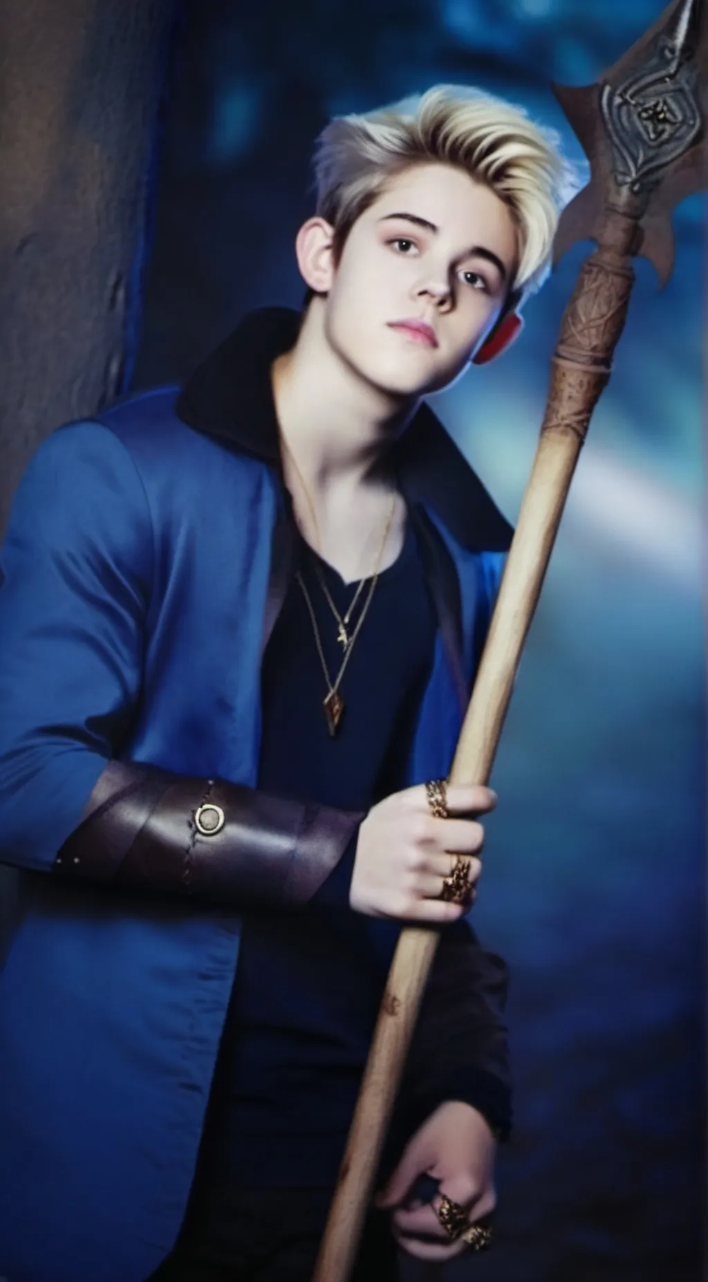 ai character: MattyVampireSlayer background