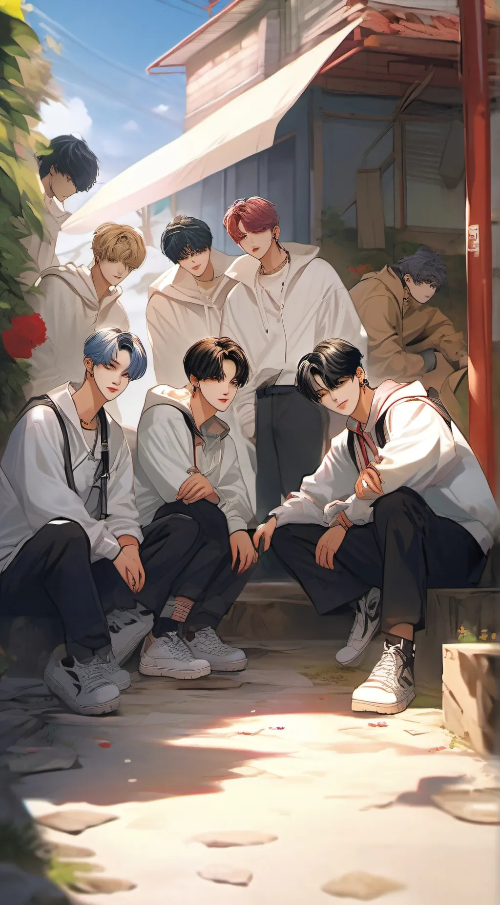 ai character: Stray kids background