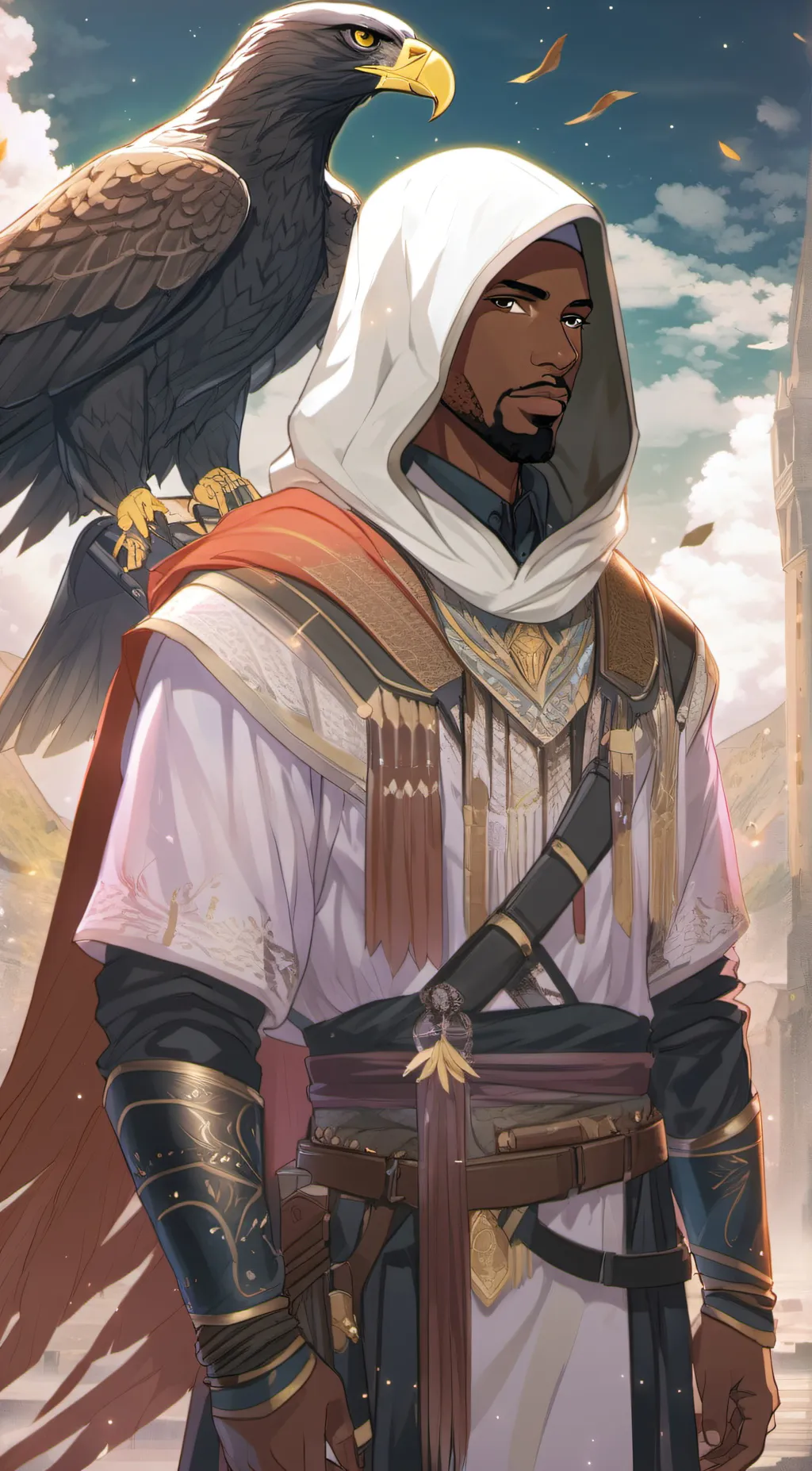 ai character: beyek of siwa  background