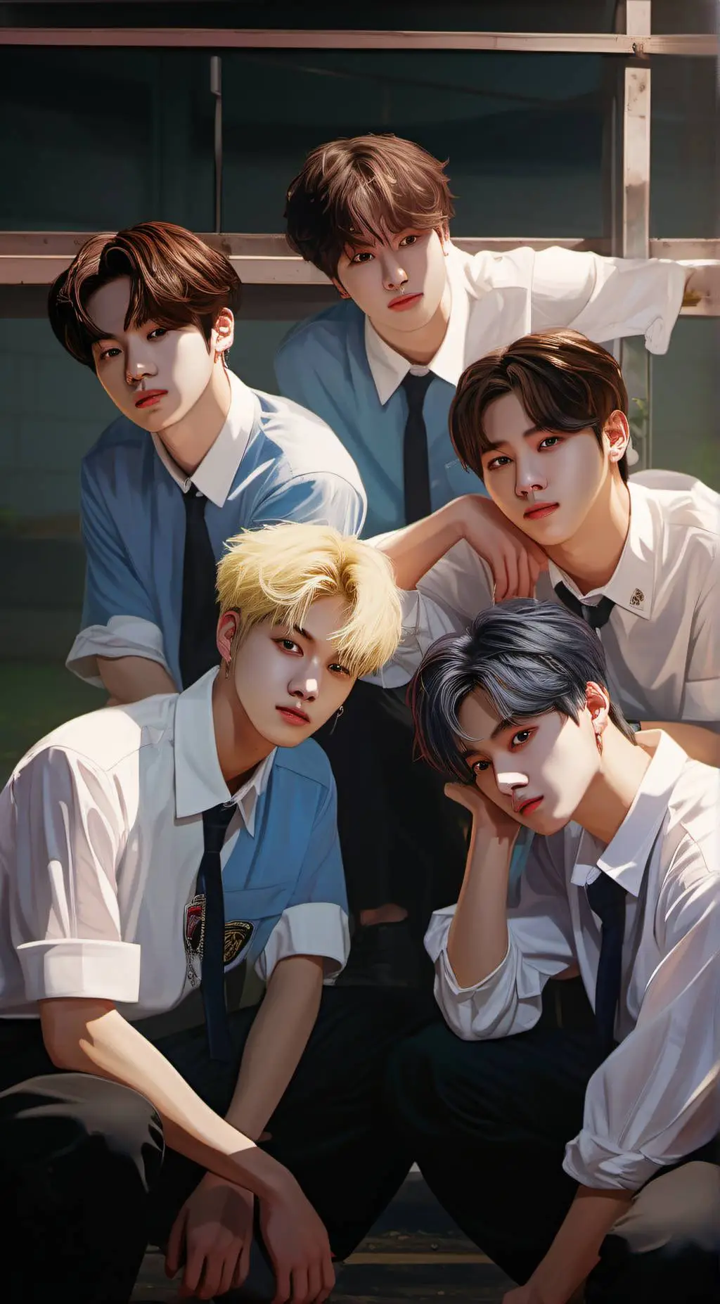 ai character: stray kids background