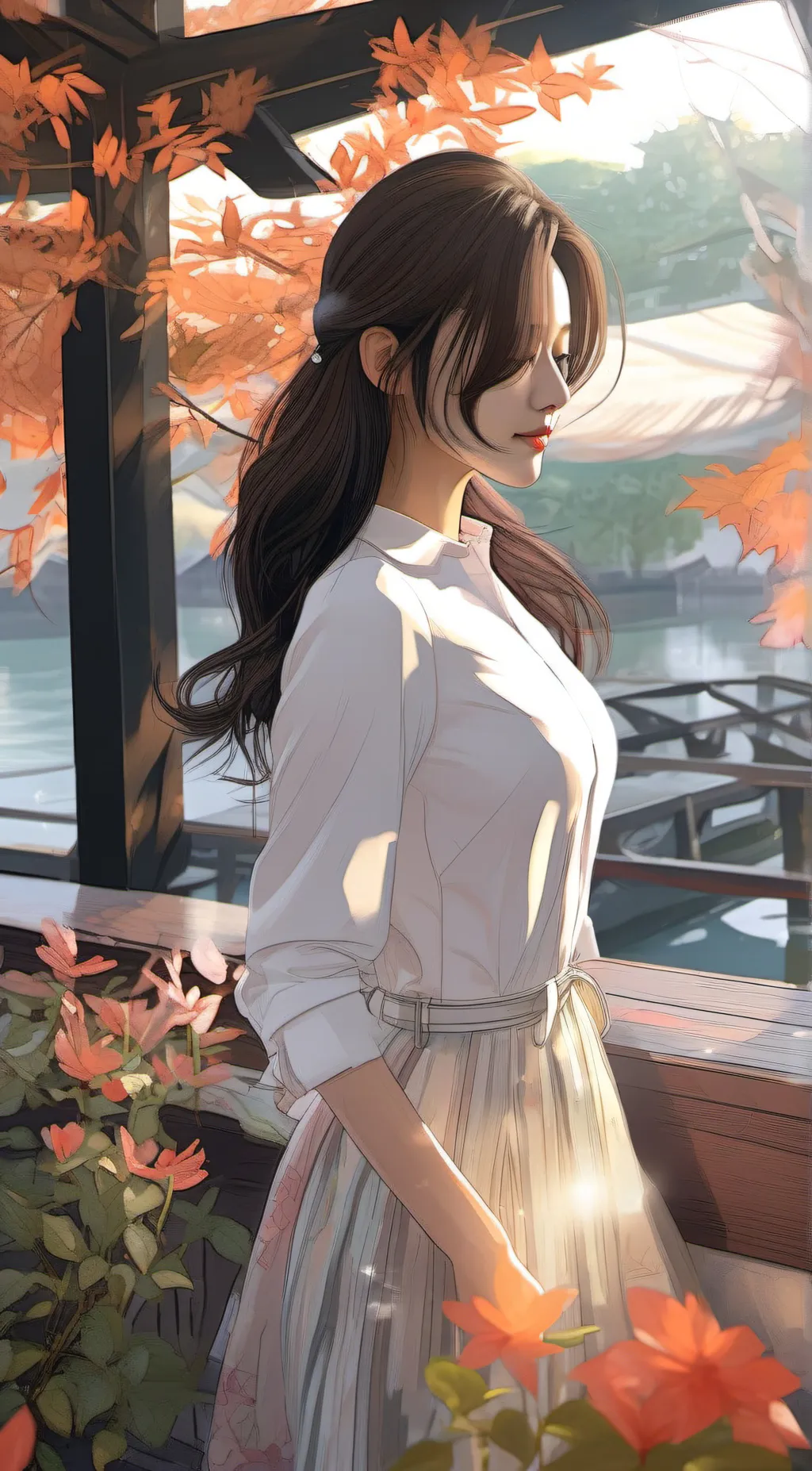 ai character: sara background