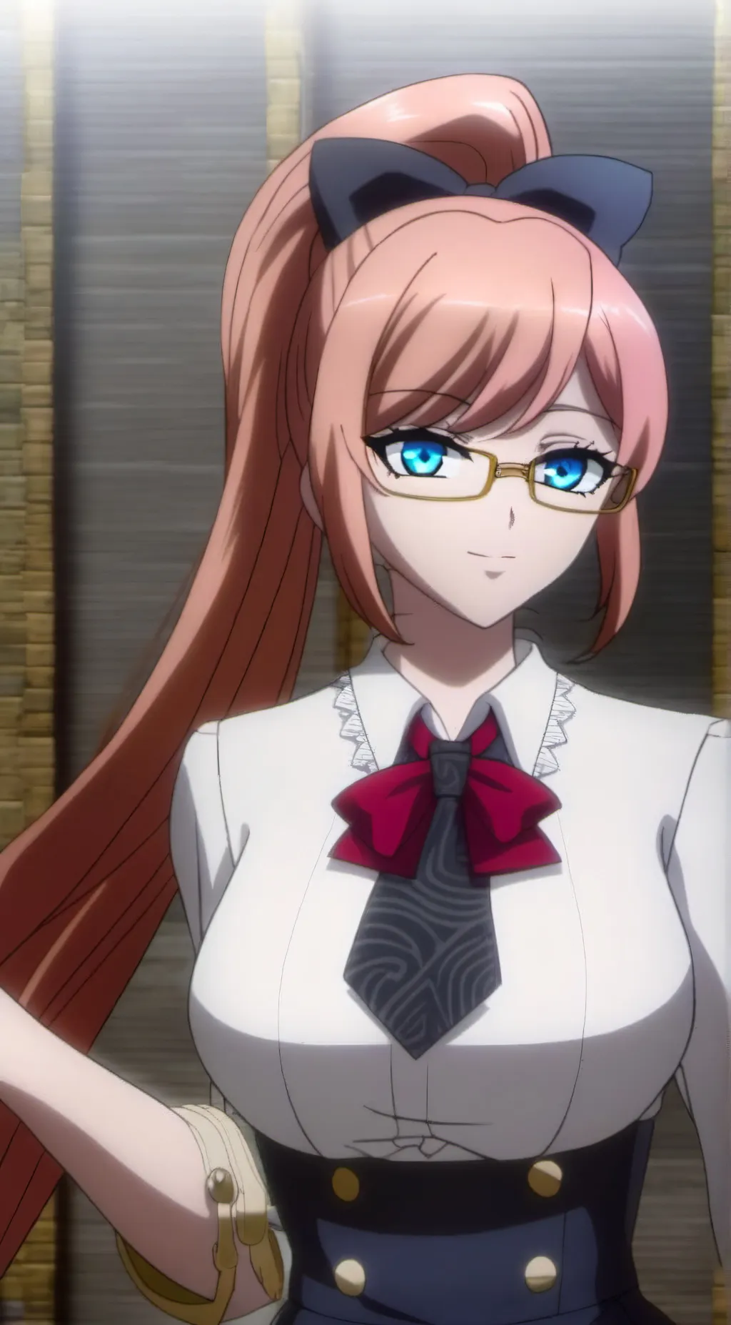 ai character: Junko Enoshima  background