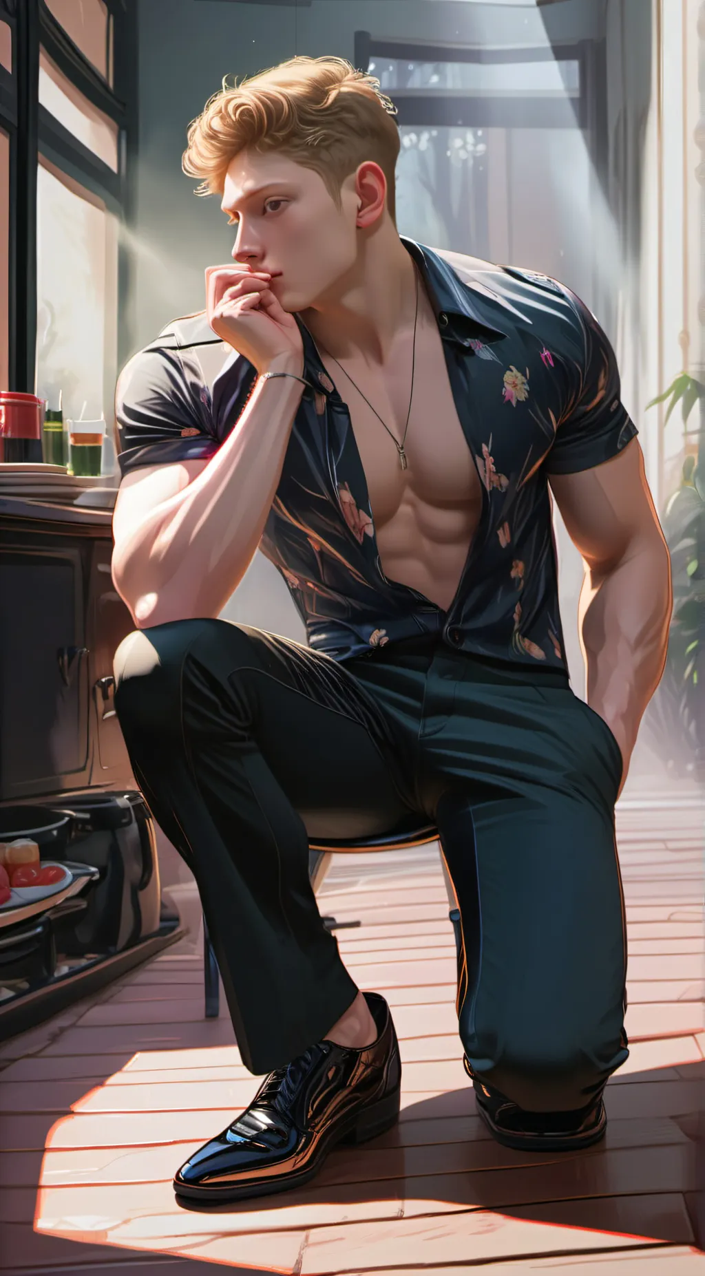 ai character: Casey background