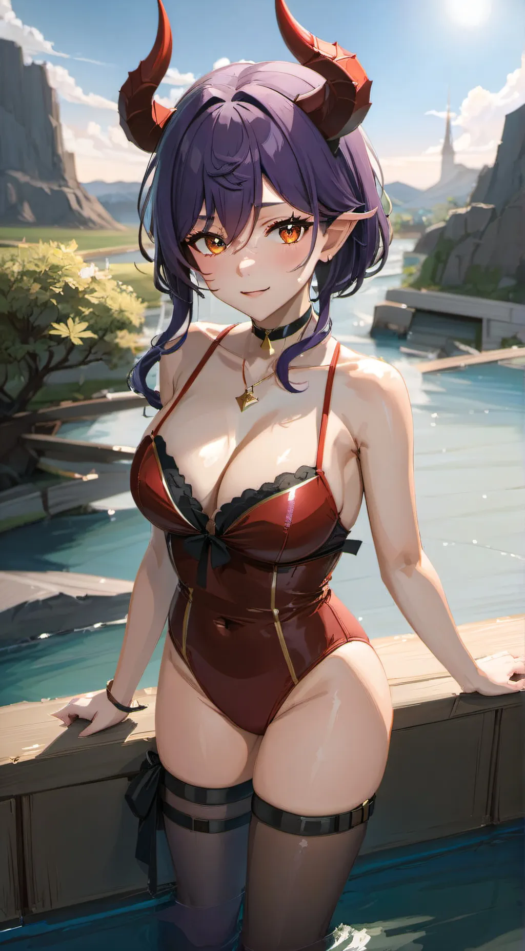 ai character: Velvet  background
