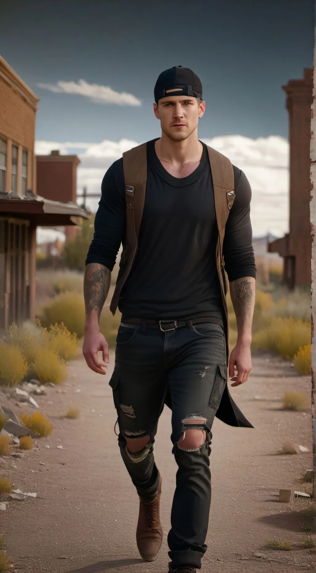 ai character: Klaus "Black" John background