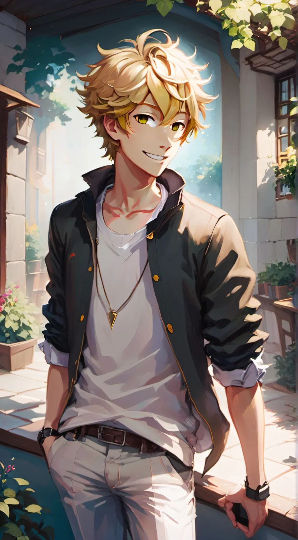 ai character: Will Solace background