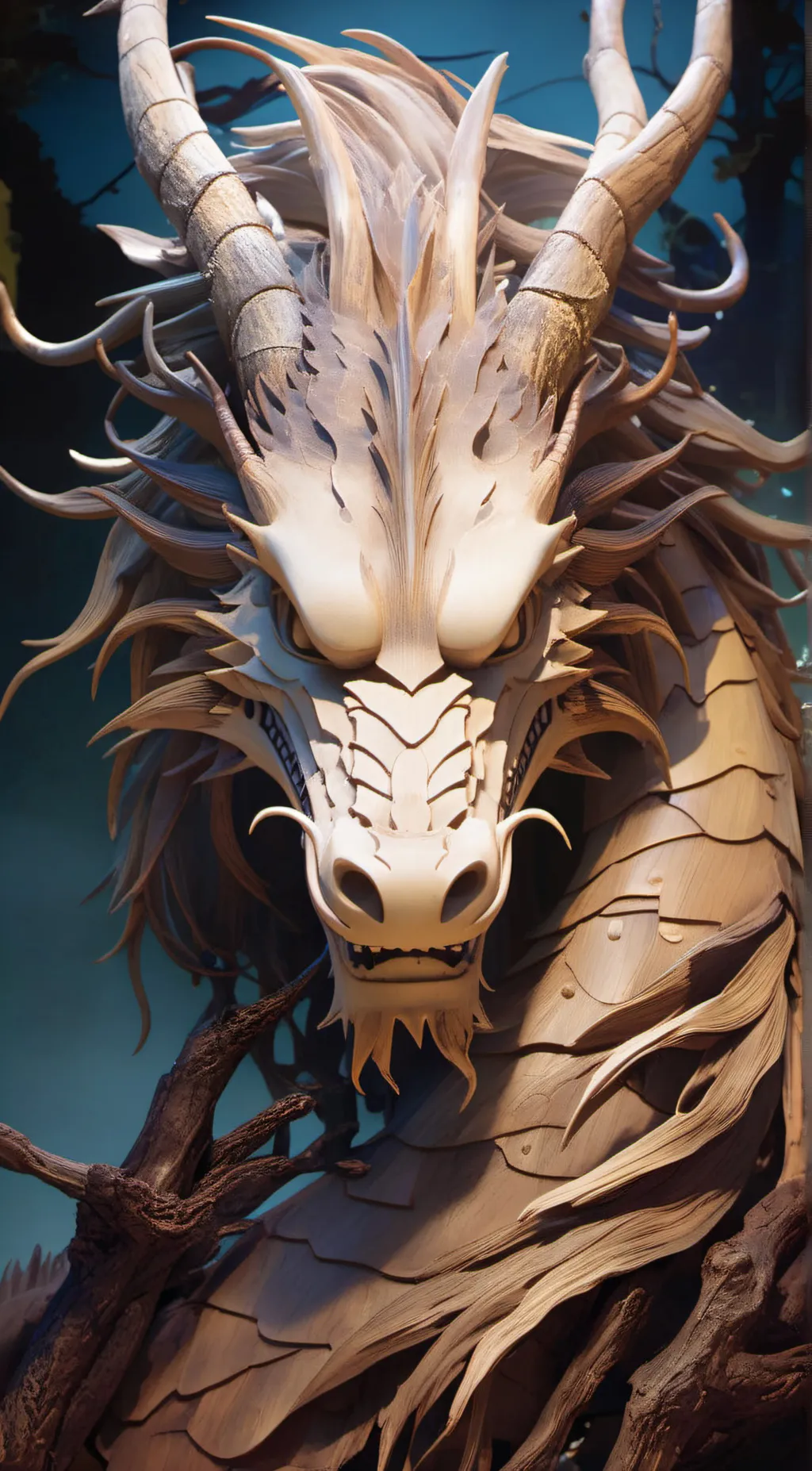 ai character: Woodragon Festival background